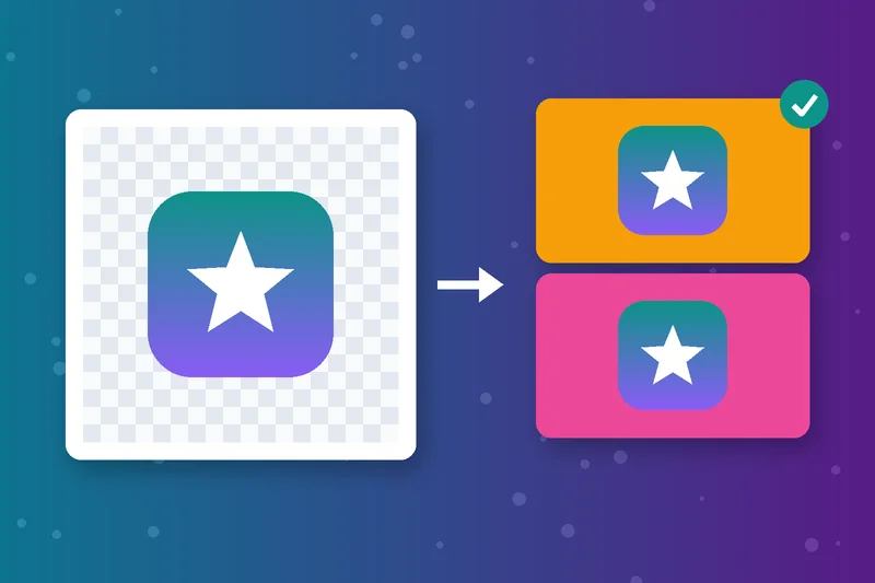 Icon converted from ICO to PNG with its transparent background kept on coloured backgrounds