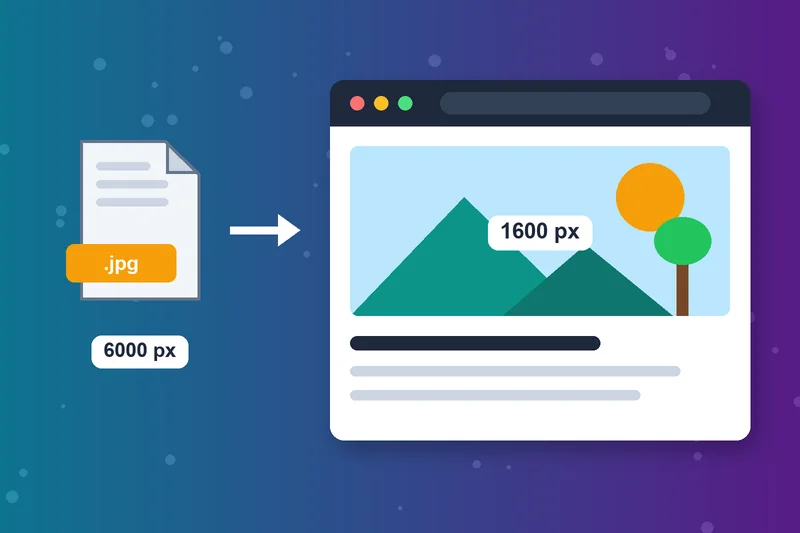 Redimensionar foto para uma página web rápida