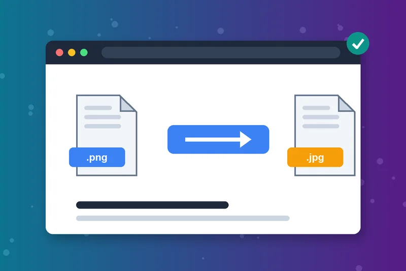 Convertisseur PNG en JPG avec conversion en un clic