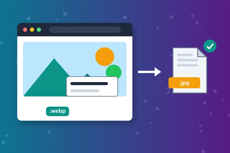 Salvare un WebP come JPG dopo averlo scaricato da un sito